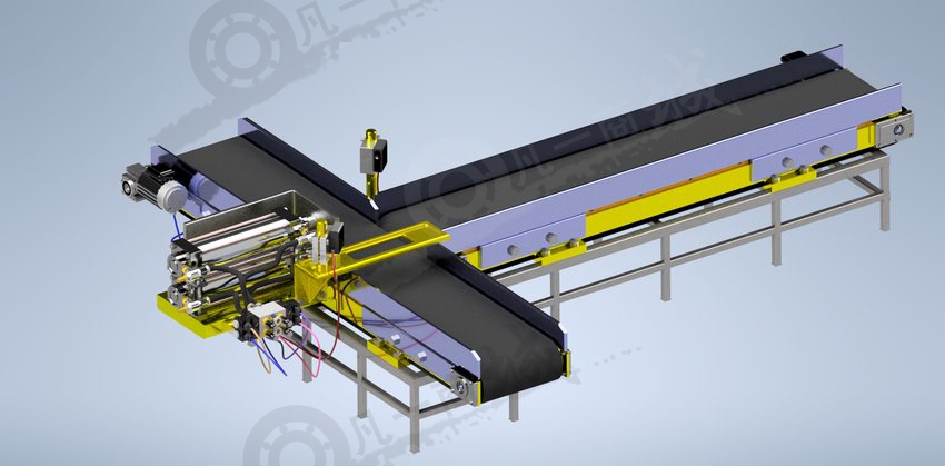 產(chǎn)品分類輸送機(jī)3D模型 模型截圖[1]