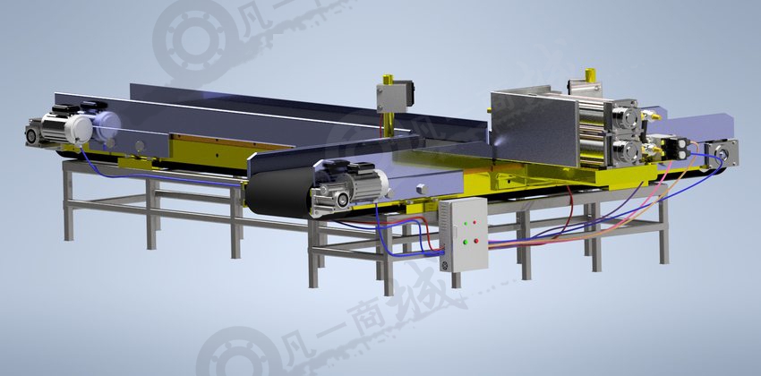 產(chǎn)品分類輸送機(jī)3D模型 模型截圖[2]