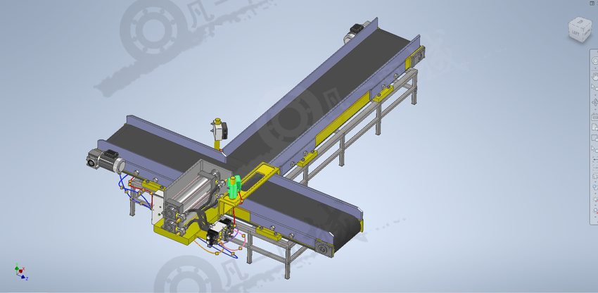 產(chǎn)品分類輸送機(jī)3D模型 模型截圖[4]