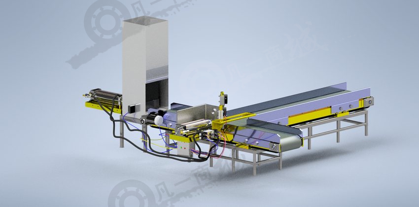 自動檢測產(chǎn)品歸類輸送機(jī)3D模型 模型截圖[3]