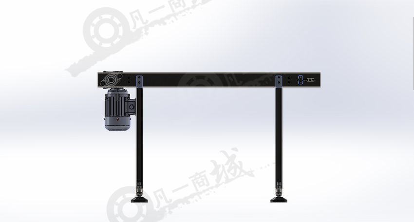 綠色PVC皮帶輸送機(jī)模型圖 模型截圖[2]