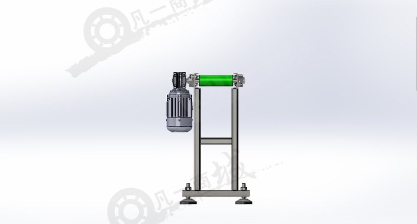 綠色PVC皮帶輸送機(jī)模型圖 模型截圖[3]