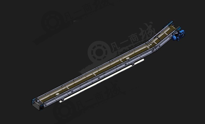 帶角度鏈條輸送機(jī)模型圖 模型截圖[1]