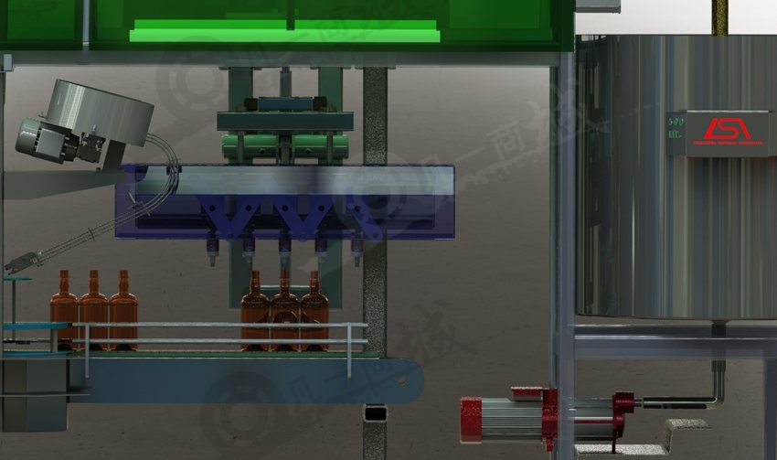 自動液體灌裝線3D模型圖 模型截圖[3]