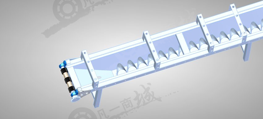 冷卻輸送機3D模型 模型截圖[2]
