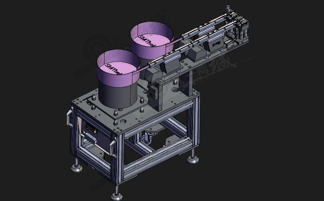 電子元件振動盤喂料機(jī)3D圖 模型截圖[1]