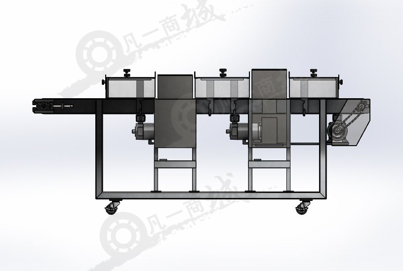 蛋糕食品輸送切片機(jī)3D圖 模型截圖[2]