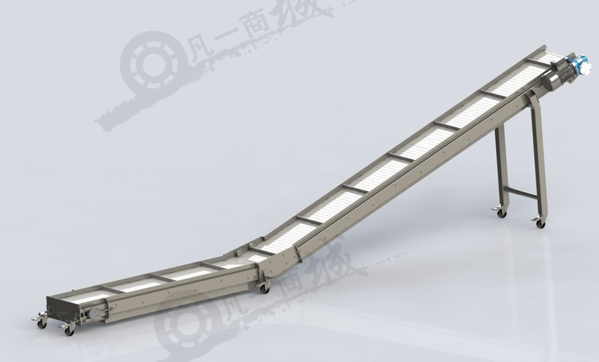 可以移動(dòng)提升輸送機(jī)三維模型 模型截圖[1]