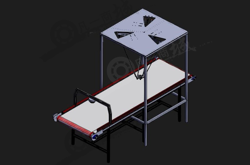 三角洲分揀輸送機(jī)3D圖 模型截圖[1]