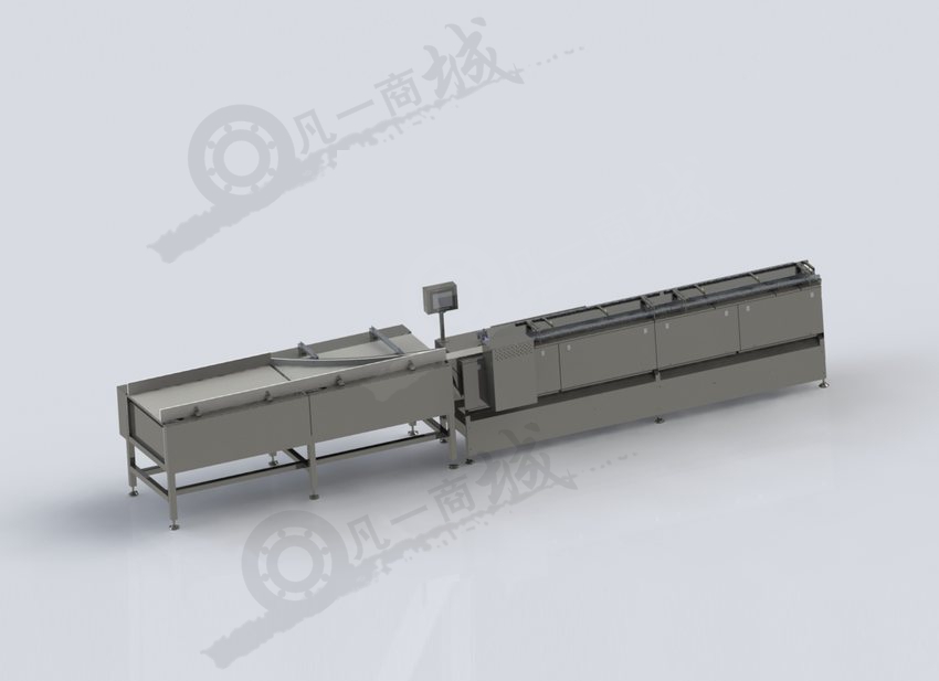包裝分流輸送機(jī)3D模型圖 模型截圖[1]