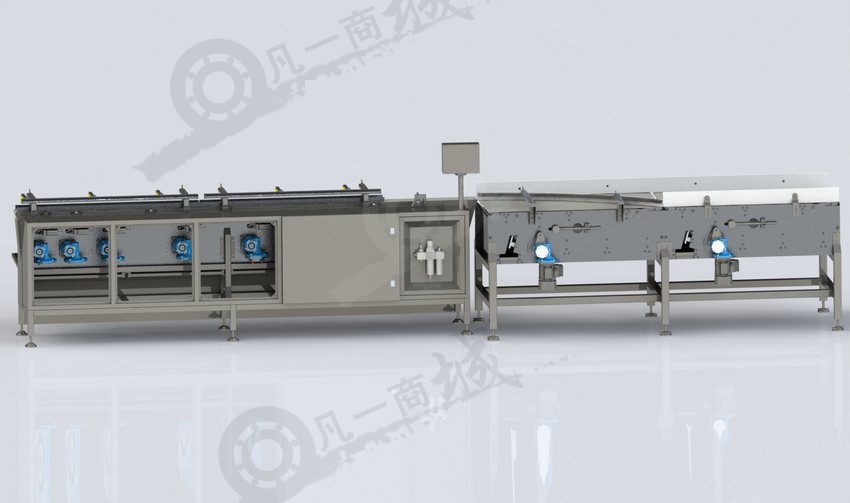 包裝分流輸送機(jī)3D模型圖 模型截圖[3]