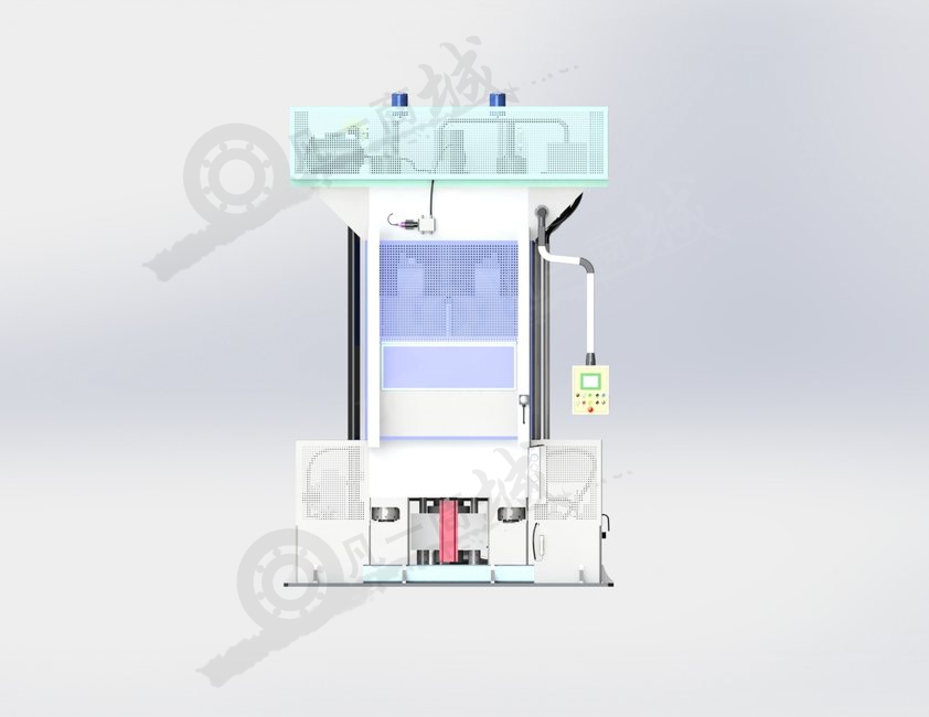 300噸壓力冷成形液壓機3D圖 模型截圖[1]