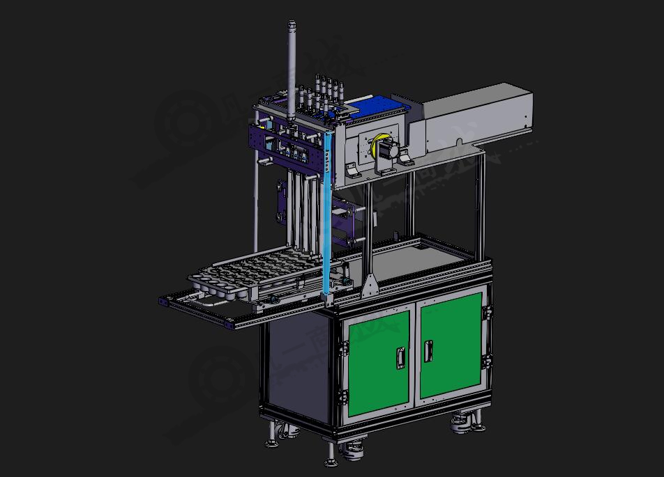 食品自動(dòng)注入設(shè)備3D圖 模型截圖[1]
