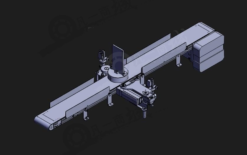 自動定位旋轉(zhuǎn)視覺檢測輸送機3D圖 模型截圖[1]