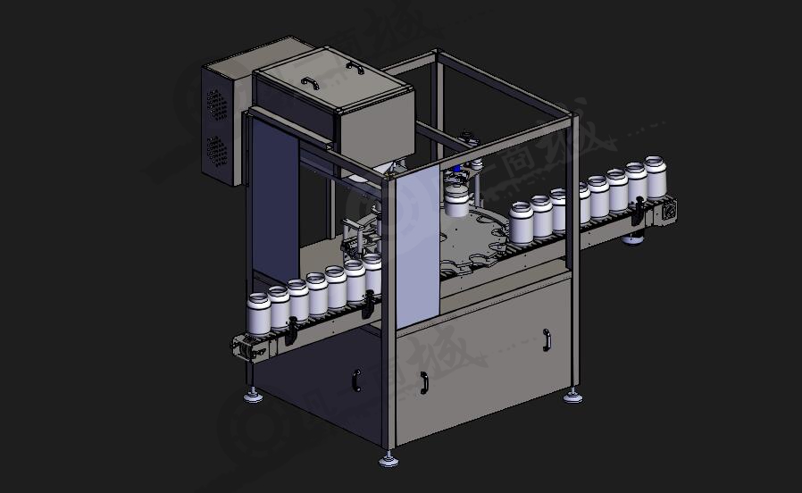 粉末充填灌裝機(jī)模型圖 模型截圖[1]