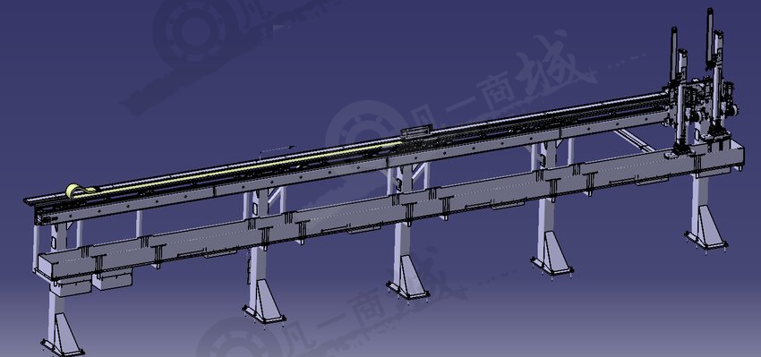長距離平移取放機(jī)構(gòu)模型圖 模型截圖[1]