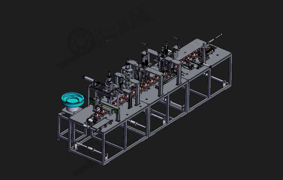 面罩部件組裝機(jī)三維模型圖 模型截圖[1]