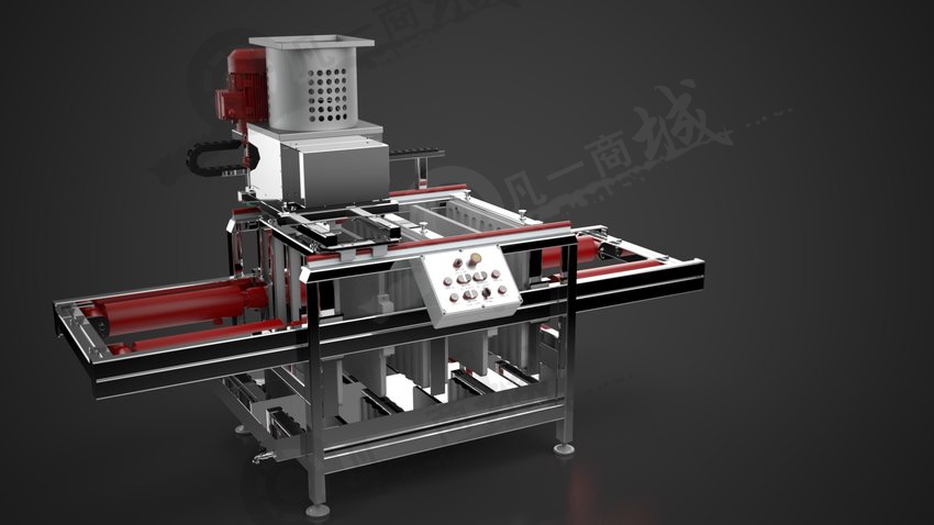 食品液壓榨汁機(jī)3D模型 模型截圖[1]