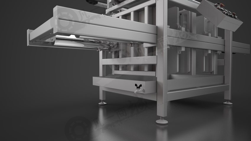 食品液壓榨汁機(jī)3D模型 模型截圖[3]