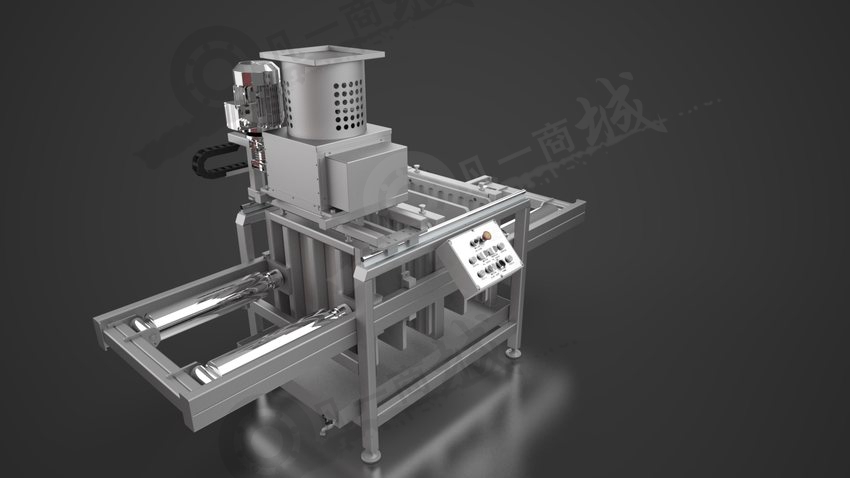 食品液壓榨汁機(jī)3D模型 模型截圖[2]