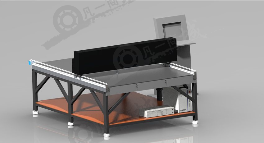 纖維布數控切割機床模型圖 模型截圖[2]