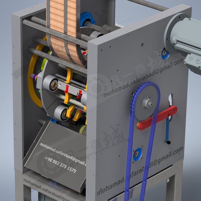 全自動木制勺子制造機3D圖 模型截圖[4]