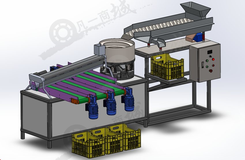 自動(dòng)輸送分揀機(jī)3D模型 模型截圖[1]