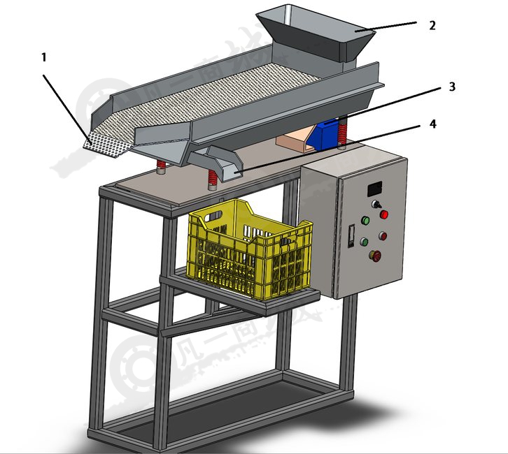 自動(dòng)輸送分揀機(jī)3D模型 模型截圖[3]