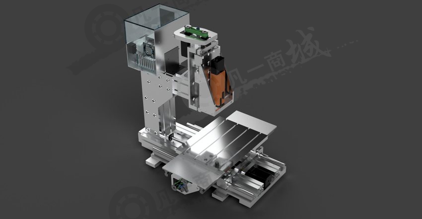 軟金屬用數(shù)控雕刻機(jī)3D模型 模型截圖[1]