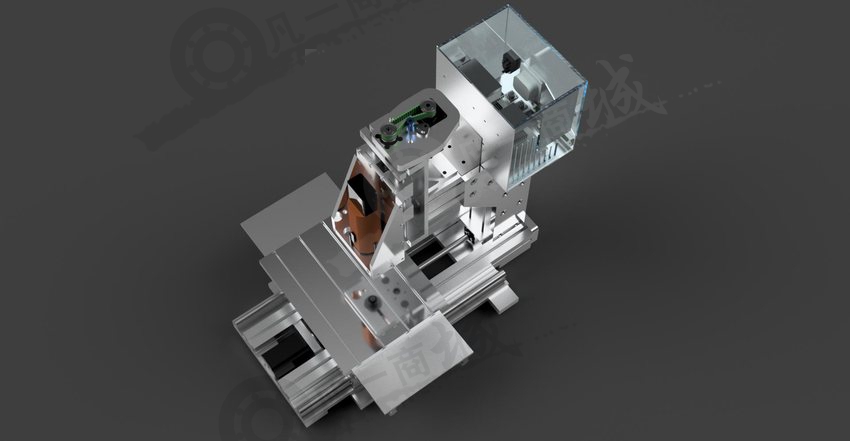 軟金屬用數(shù)控雕刻機(jī)3D模型 模型截圖[3]