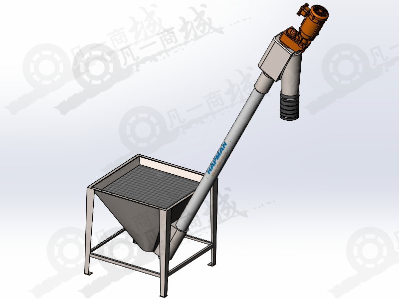 柔性螺旋輸送機(jī)三維模型 模型截圖[1]