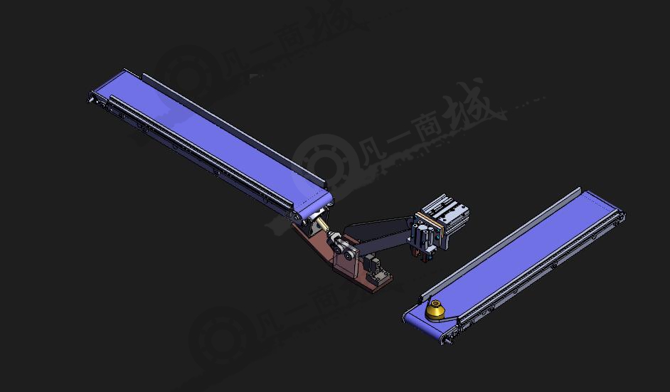 抓取放置搬運輸送機構(gòu)3D圖 模型截圖[1]