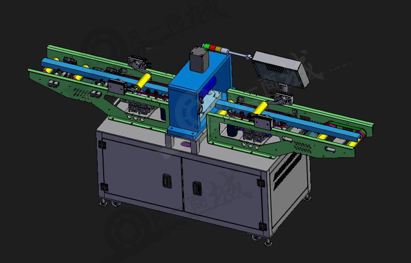 自動(dòng)燈體沖孔設(shè)備3D模型 模型截圖[1]