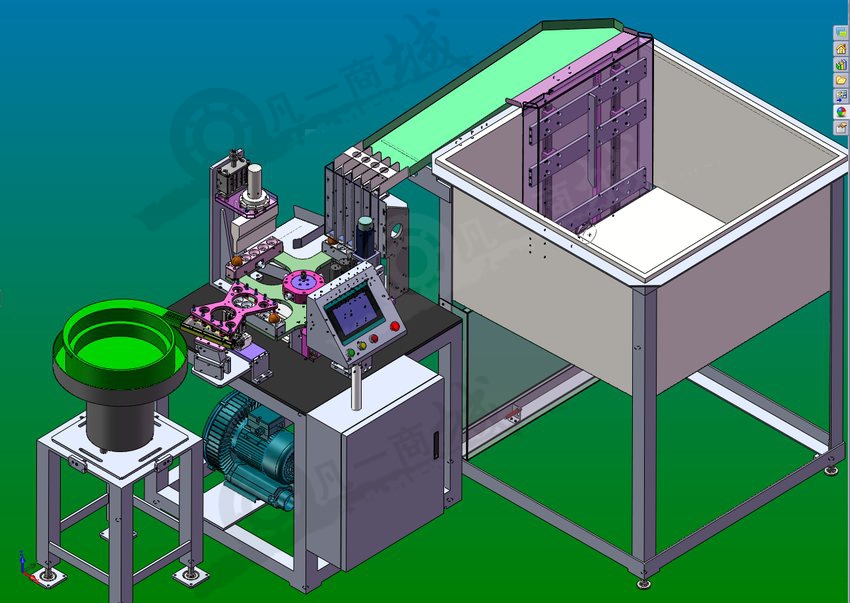 乒乓球加工設備3D圖 模型截圖[1]