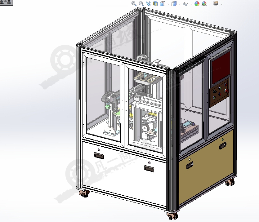 FPC自動(dòng)視覺檢測(cè)機(jī)3D圖 模型截圖[2]