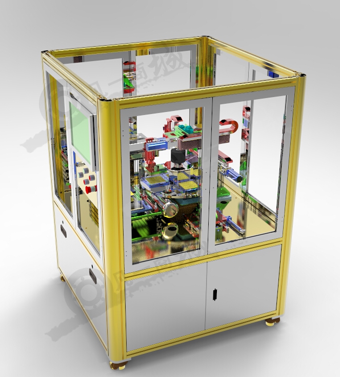 FPC自動(dòng)視覺檢測(cè)機(jī)3D圖 模型截圖[6]