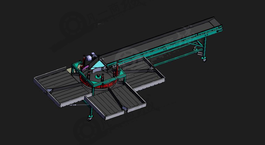 水果輸送分揀機3D模型 模型截圖[1]