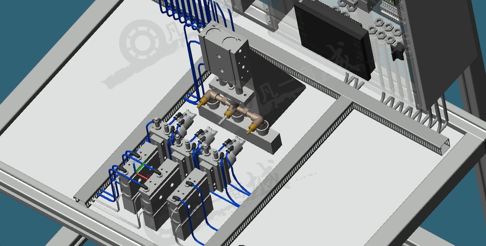 管狀部件氣密性檢測機3D圖 模型截圖[1]