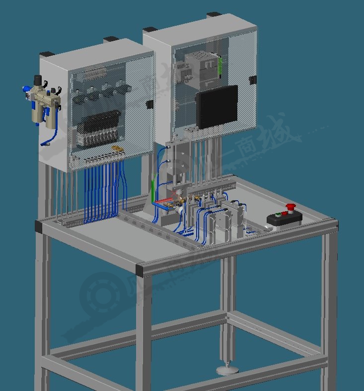 管狀部件氣密性檢測機3D圖 模型截圖[3]