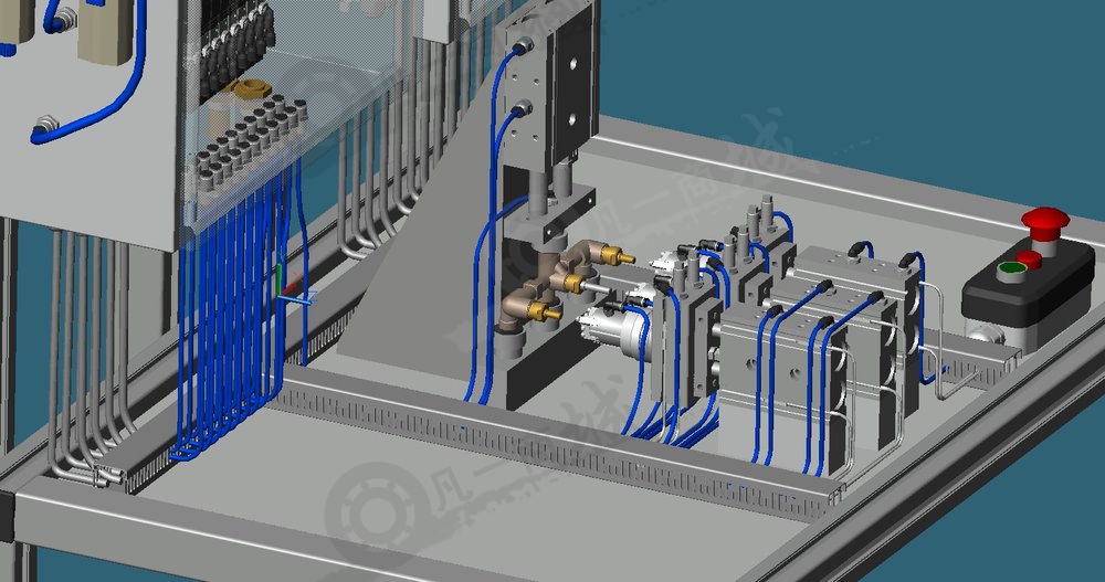 管狀部件氣密性檢測機3D圖 模型截圖[2]