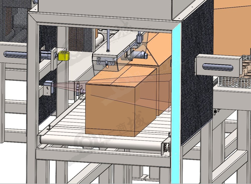 紙箱捆扎折疊包裝機(jī)-流水線3D模型 模型截圖[1]
