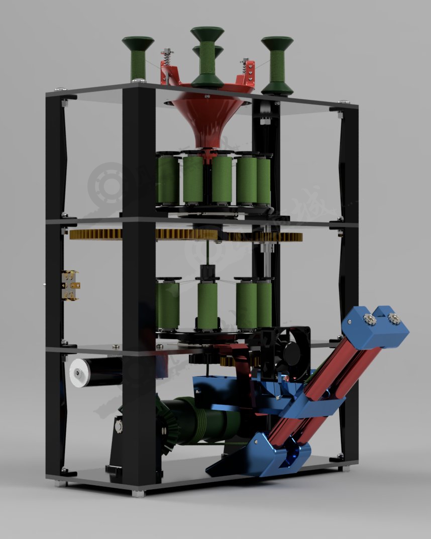 粘熔絲繞線機-卷繞機模型3D圖 模型截圖[1]