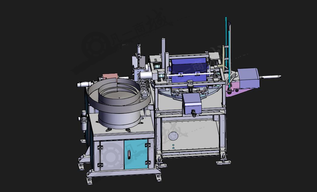 衣架掛鉤組合機(jī)-衣架鉤機(jī)三維模型 模型截圖[1]