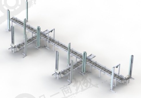 模塊化分揀輸送機(jī)-組合輸送線系統(tǒng)模型3D圖 模型截圖[1]
