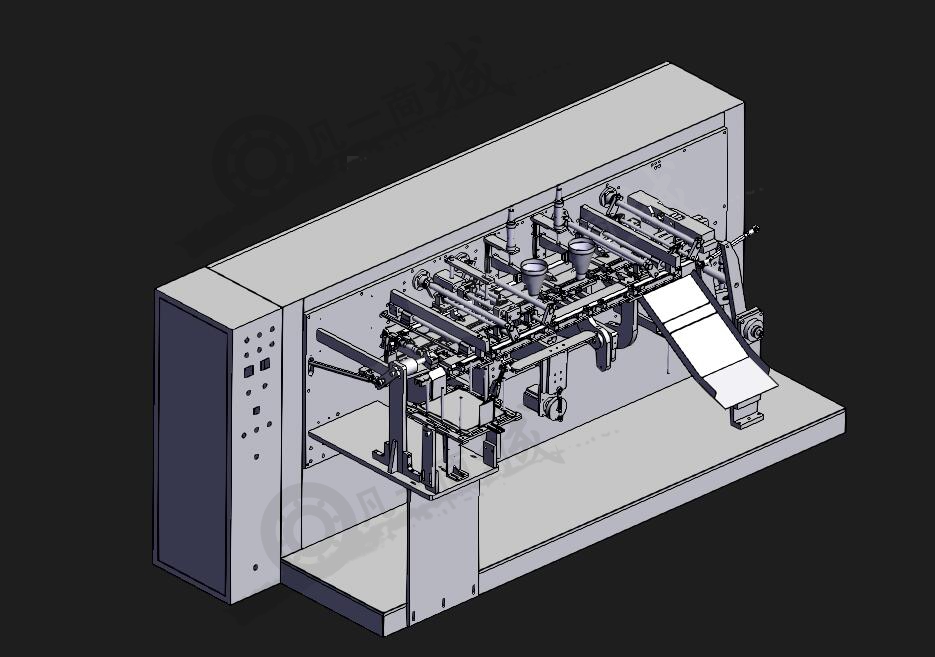 裝袋水平包裝機(jī)-給袋包裝設(shè)備3D模型圖 模型截圖[1]