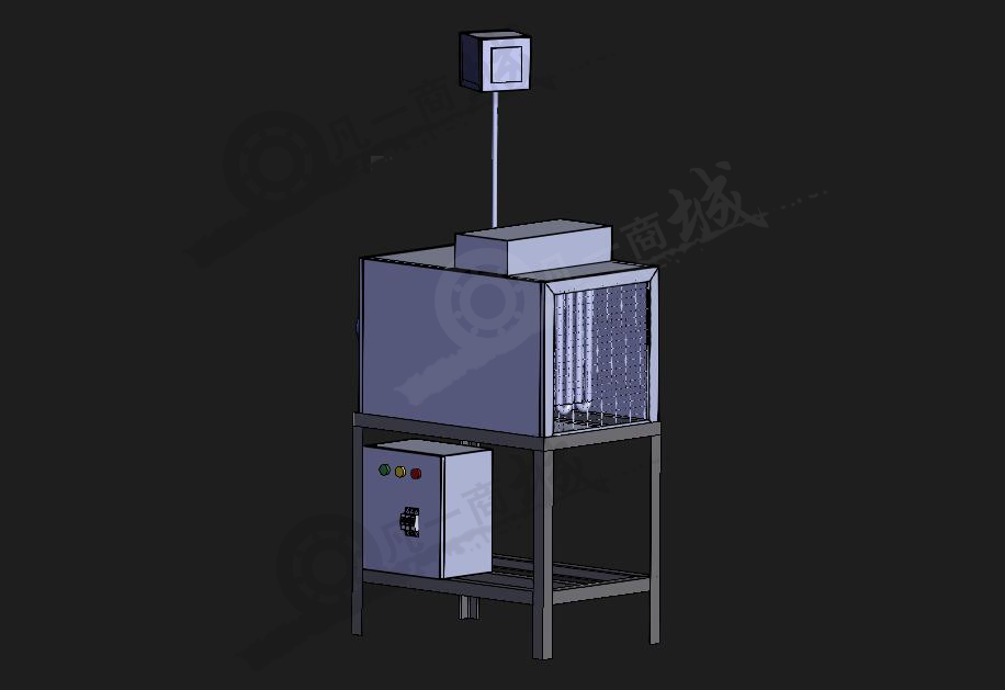 干燥加熱器-加熱箱SW模型圖 模型截圖[1]