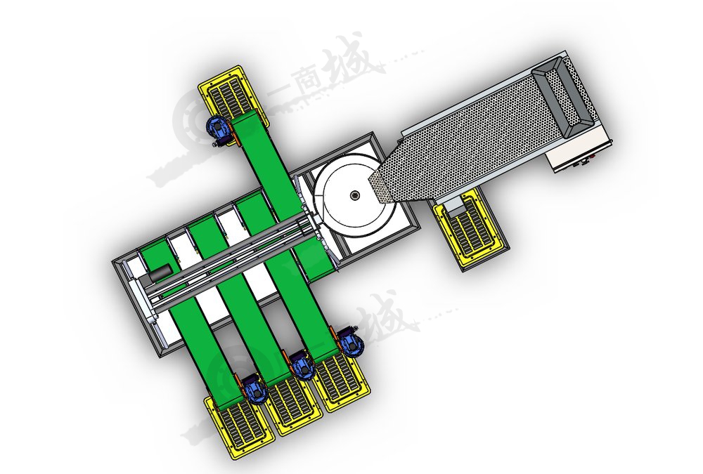 自動(dòng)分揀機(jī)-振動(dòng)盤(pán)篩選分揀設(shè)備3D模型 模型截圖[3]