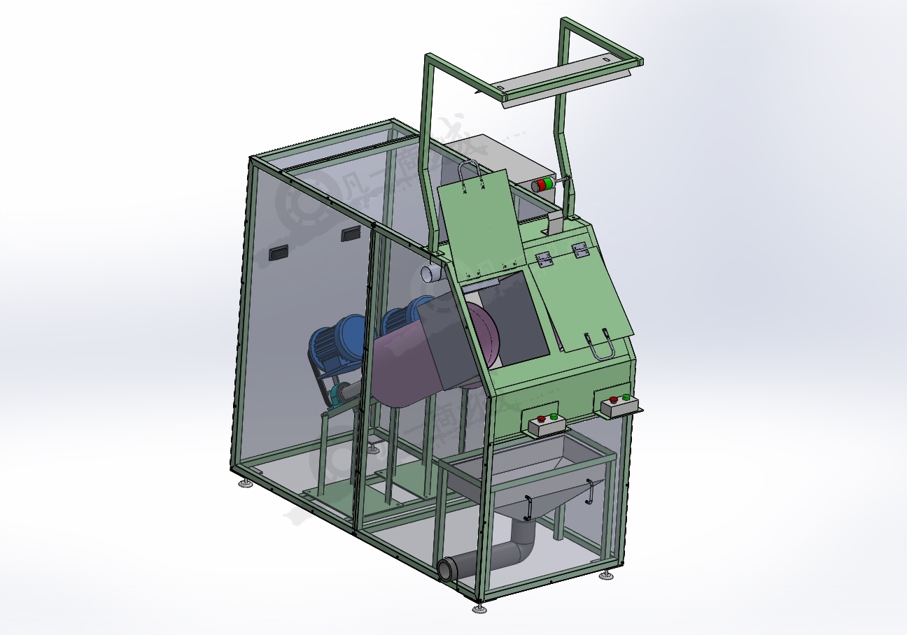 滾筒清洗機3D模型圖 模型截圖[1]
