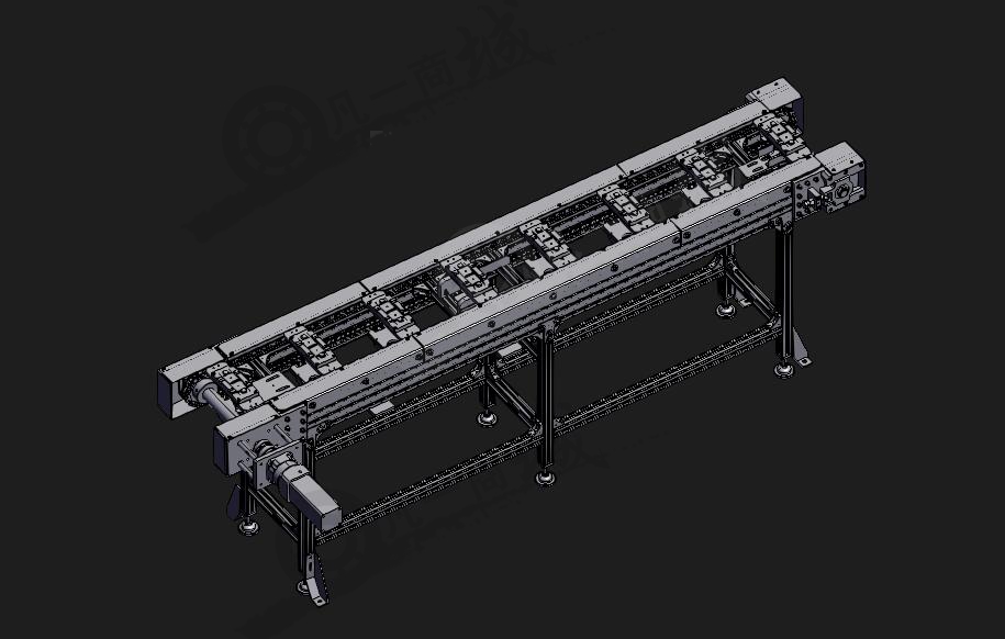 模塊化鏈?zhǔn)捷斔蜋C(jī)-輸送線三維模型圖 模型截圖[1]