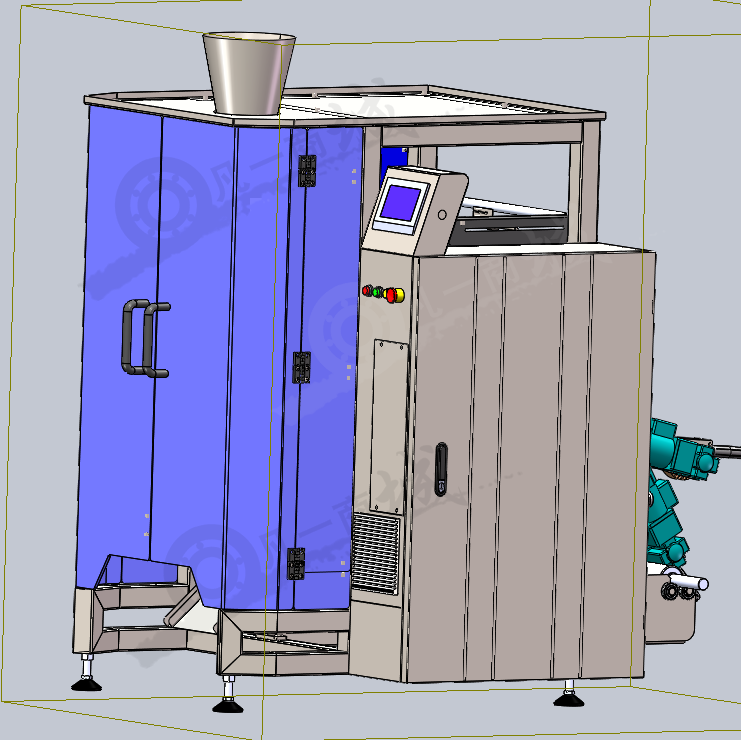 粉末包裝機(jī)-顆粒包裝設(shè)備3D模型圖 模型截圖[3]